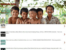 Tablet Screenshot of cambodianow.info